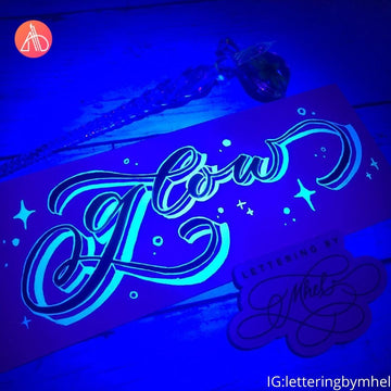 Glowing Ink Set + Glass Pen
